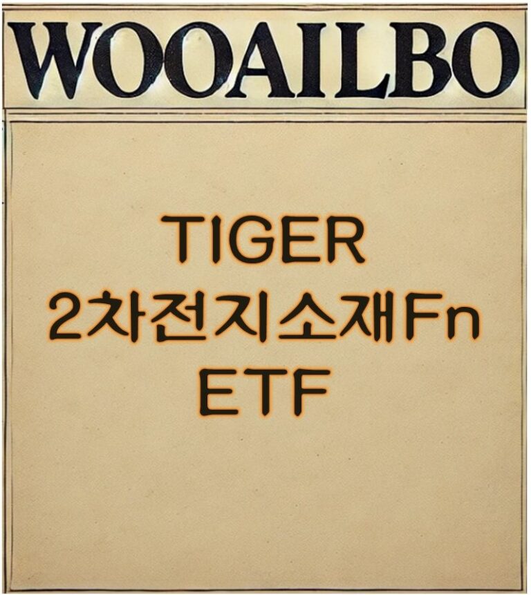 TIGER 2차전지소재Fn-우아일보