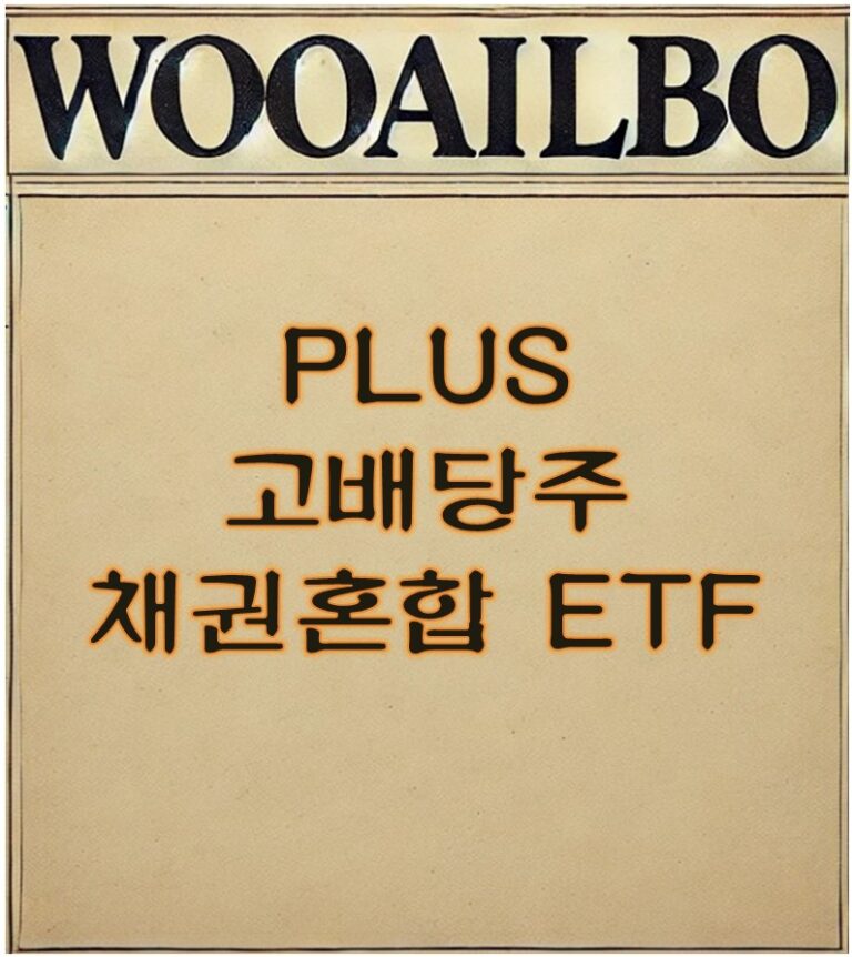 PLUS 고배당주채권혼합 ETF-우아일보