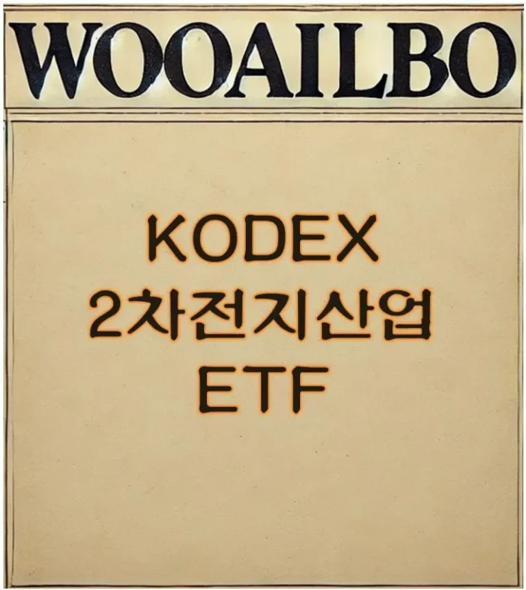 KODEX 2차전지산업 ETF-우아일보